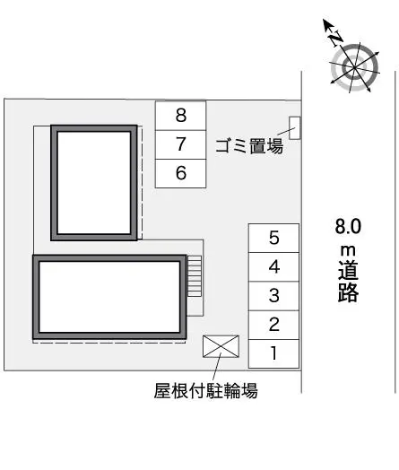 ★手数料０円★札幌市手稲区前田七条　月極駐車場（LP）